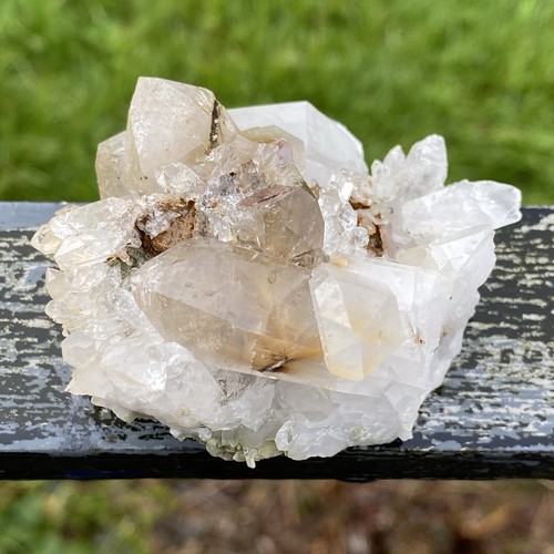 Natural quartz cluster with - natural,