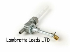 LAMBRETTA FAST FLOW FUEL TAP. STANDARD EXIT. OMG -  MADE IN ITALY . NEW 