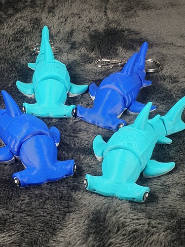 Printed flexi hammerhead - 3d,