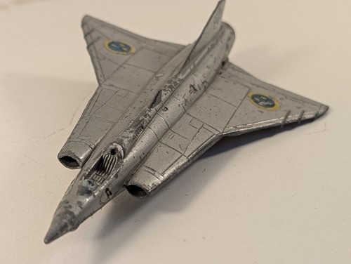 Lintoy diecast saab draken - diecast,