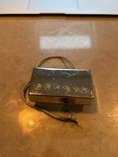 Unbranded Guitar Humbucker In Chrome Finish. Tested And Working.