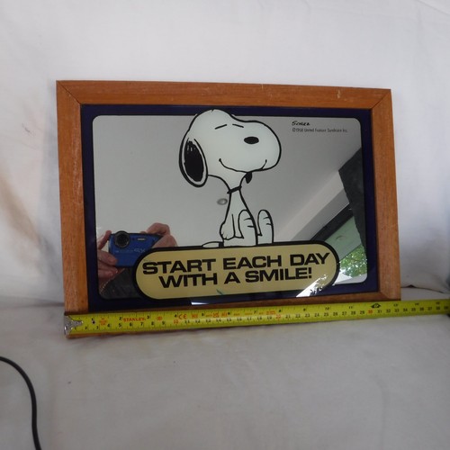 1970 snoopy mirror - snoopy,
