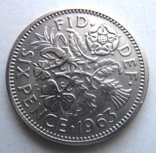 1963 SIXPENCE
