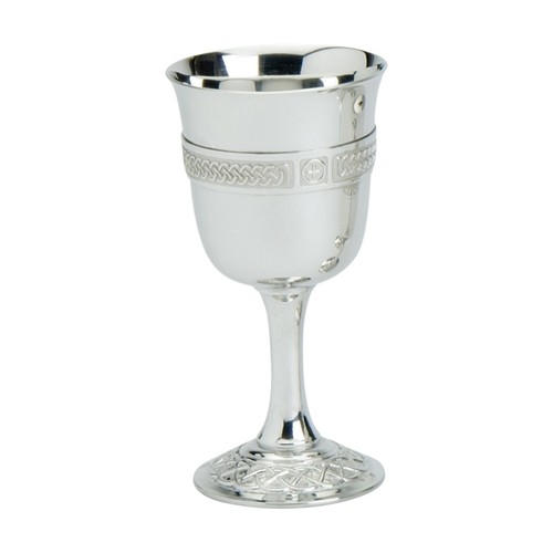 Pewter celtic chalice - celtic,