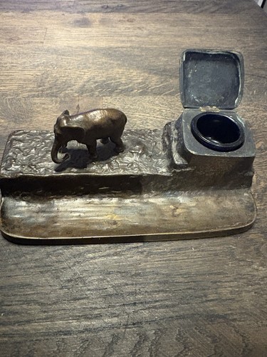 Austrian bronze elephant - bronze,
