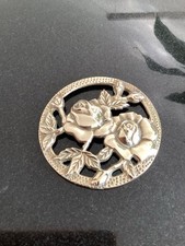 Vintage Round Brass Desk or