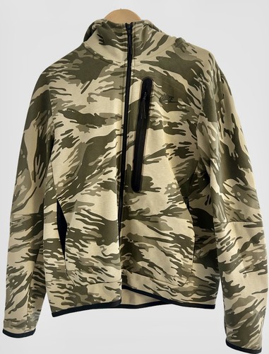 Nike camo zip hoodie tech - camo,