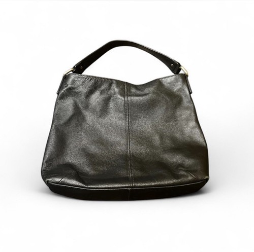 Kooba black pebbled leather - black,