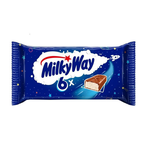 Milky way chocolate bars - milky, 6