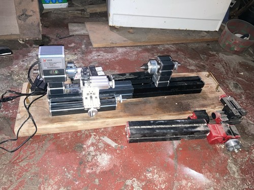 Metal lathe benchtop - metal, set