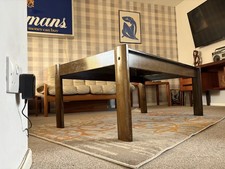 Ekornes Smoked Glass & Ash Coffee Table - Scandi - Retro - MCM - G Plan Era