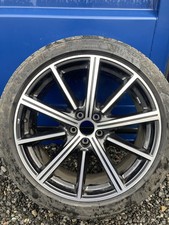 1x Single Genuine Audi A6 S6 S Line Alloy Wheel & Tyre 4K0601025CB 8.5 X 20 ET43