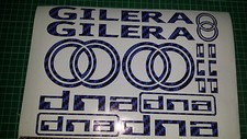 Gilera DNA Decals/Stickers EXCLUSIVE BLUE CARBON DESIGN 50 70 125 172 180 210