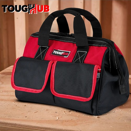 Tool bag inch red with - tool,