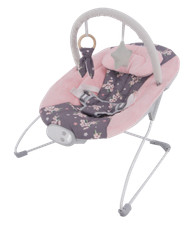 LADIDA Baby Bouncer With Vibration Soothing Music & Toys Cherry Plum Blossom 148