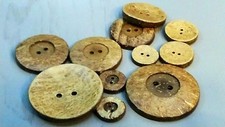 Coconut Shell Wooden 2 Hole
