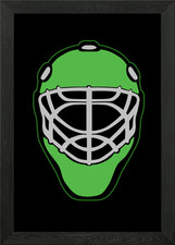 Goalie mask Framed Wall Art