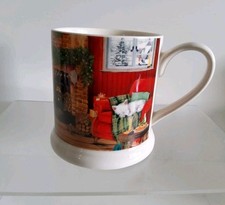 Tesco Cotswold Christmas Stoneware Mug Scottish Terrier Dog