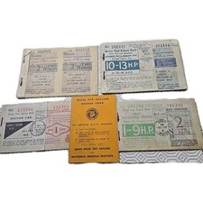 Vintage Various Motor Fuel Ration Books and Miles Per Gallon Book Job Lot Bundle
