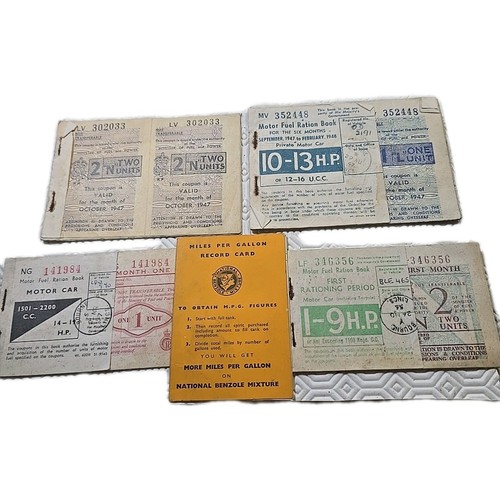 Vintage various motor fuel - motor,