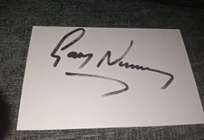 Gary Numan Signed Page