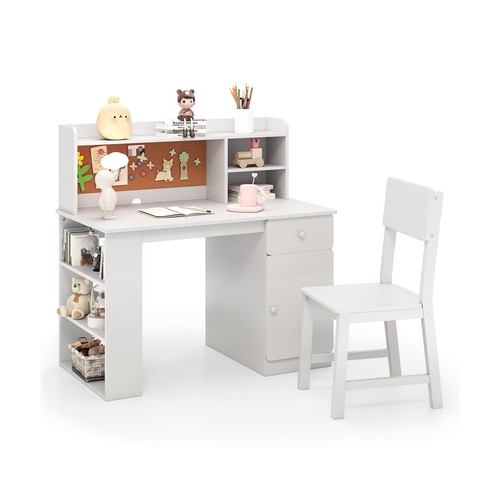 Kids desk and chair set - desk, with