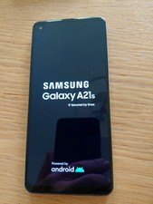 Samsung A21s Smart phone, Used, silver back.   Good condition.