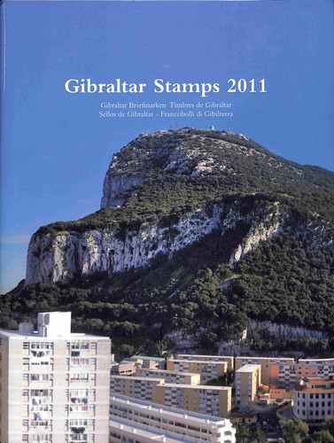 Gibraltar stamp yearbook - gb,