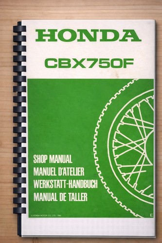Honda cbx750f service workshop - service,