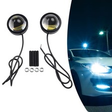 White Alloy Fog Lights with Soft Light Direct Replacement High Performance