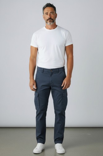 Men camouflage cargo trouser - camouflage,