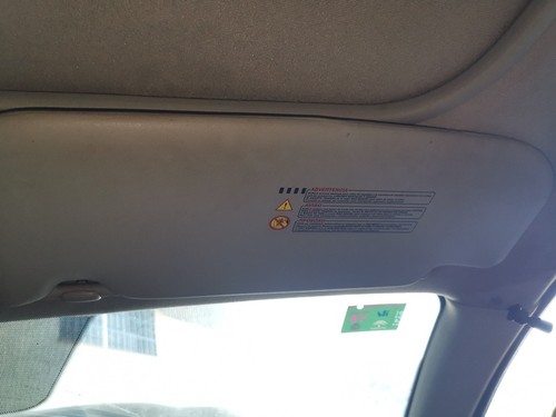 1124037 sun visor nissan - visor,