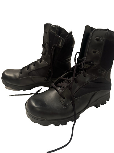 Mens bates black leather - bates,