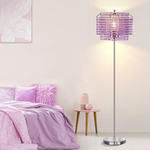 Crystal floor lamp - crystal,