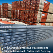 MECALUX Adjustable Pallet Racking Beams - 1350mm c/e USED & 2700mm c/e NEW