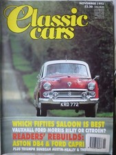 CC 92/11 SUNBEAM ALPINE FORD CAPRI ZODIAC ASTON MARTIN DB4 VAUXHALL CRESTA RILEY