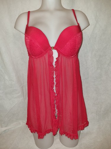 Gorgous red push underwired - red, push-up