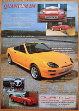 QUANTUM H4 car sales brochure. 1997 British sports catalogue