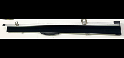 Silver hard cue case - silver,