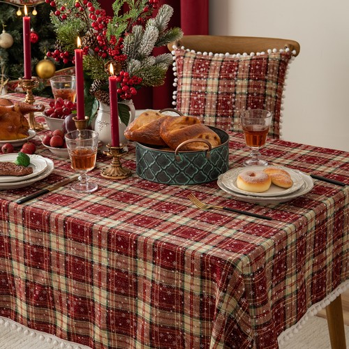 Christmas tablecloth rectangle - christmas,
