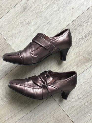 Hotter ladies bronze brown low - bronze,