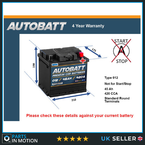Battery fits nissan - battery,