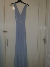 Jenny Packham Light Blue Satin