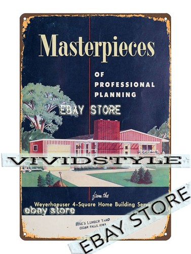 Tin sign 1953 - tin, of