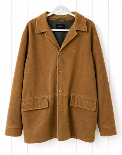 Next moleskin jacket - brown, l