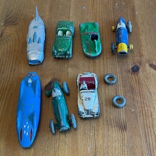 7 x Vintage Diecast Corgi & Dinky Racing Cars (C310)