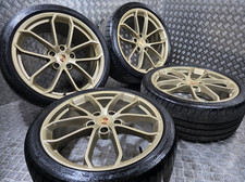 Genuine OEM Porsche 718 982 Cayman GT4 20" Alloy Wheels Carrera GTS AURUM GOLD