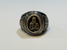 Antique Sterling Knights Of Templar Chevalier Demolay Sterling Ring size 8.5