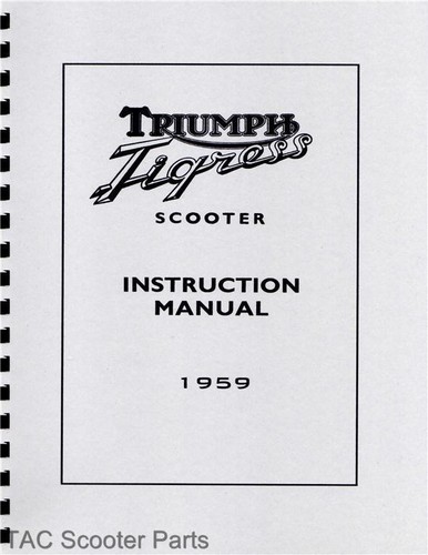Triumph tigress scooter - triumph,
