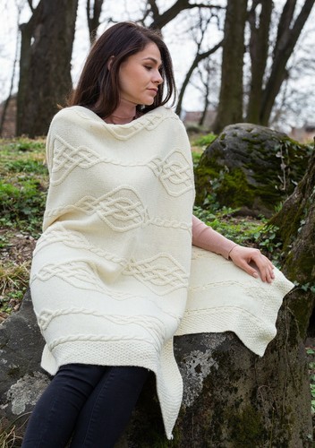 Saol merino wool blanket - blanket, aran